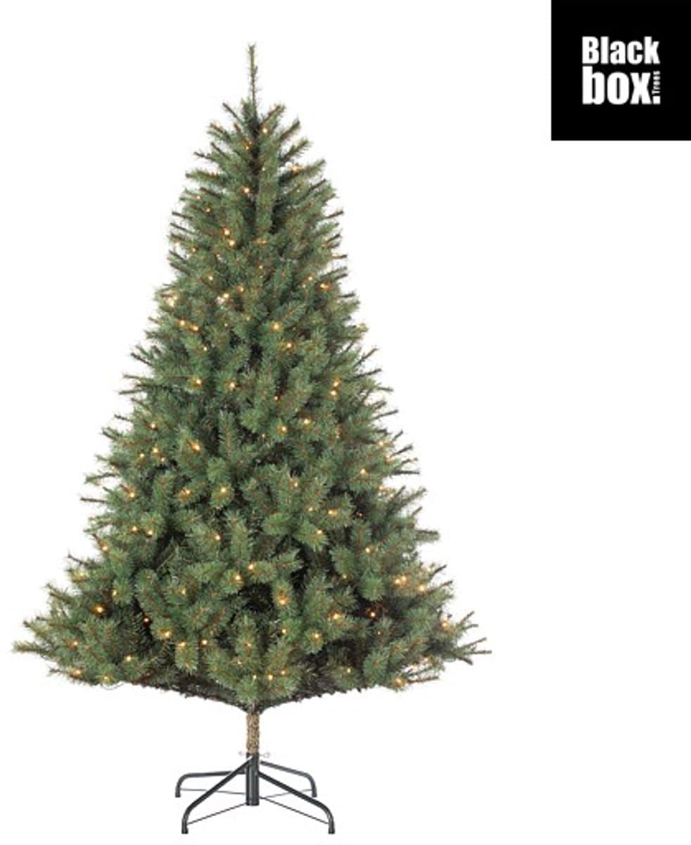 Black Box Trees Norwood Kunst Kerstboom met Verlichting - Kunstkerstboom H185 x Ø119 cm - met Timer en Dimmer - Groen