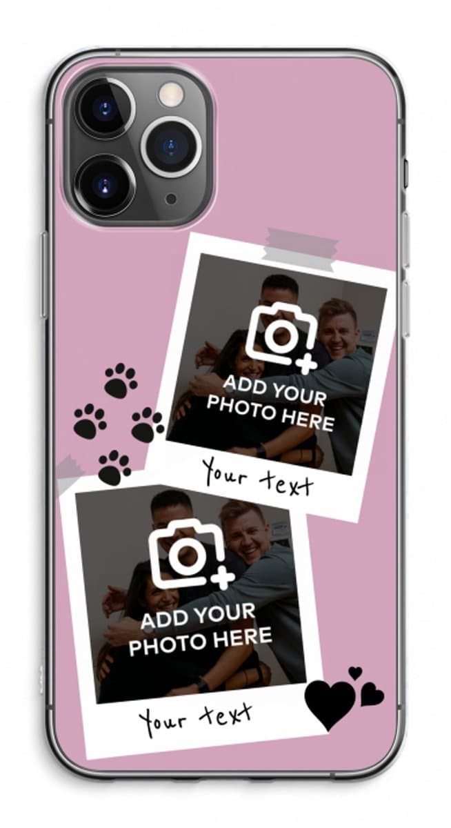 Gepersonaliseerd - Case Company® - Hoesje geschikt voor iPhone 11 Pro Max hoesje - Polaroid N°4 - Soft Cover Telefoonhoesje - Bescherming aan alle Kanten en Schermrand