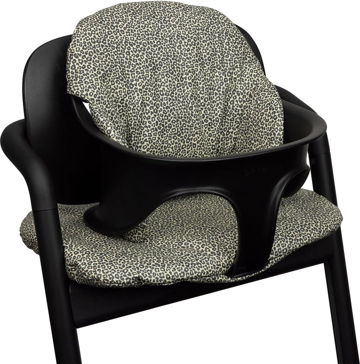 Stoelverkleiner - Geschikt voor Cybex Lemo Kussenset - Kinderstoel Verkleiner - Perfecte Pasvorm - 3 Delig - Extra dik - Geplastificeerd - Zand Luipaard