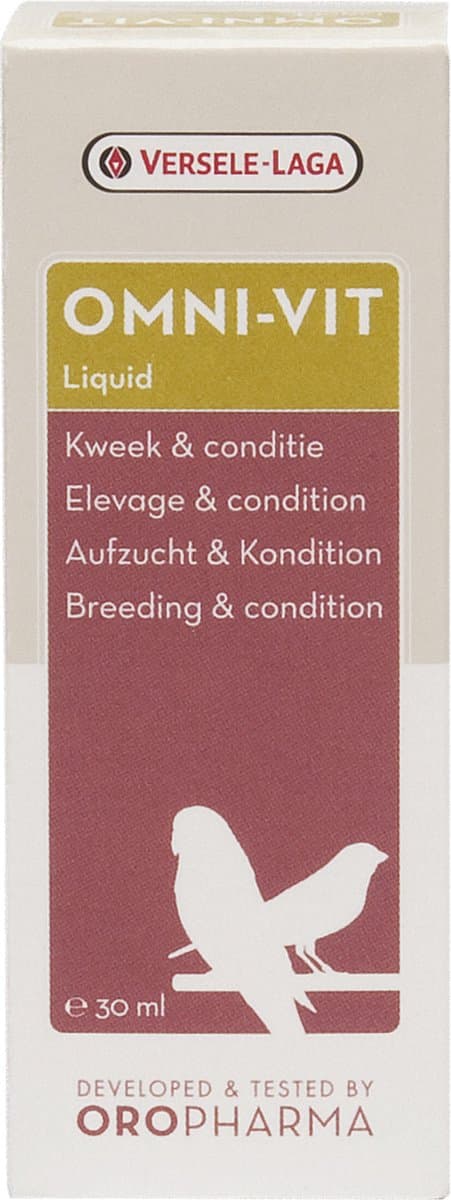 Versele-Laga Oropharma Omni-Vit Liquid Kweek&Conditie - Vogelsupplement - 30 ml