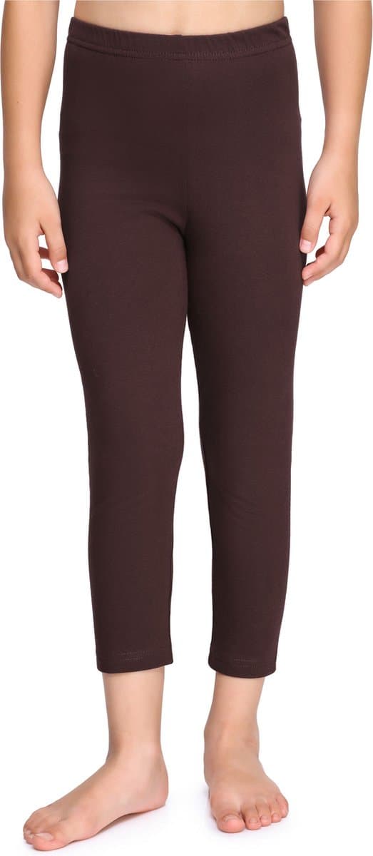 Merry Style Meisjes Leggings - Sport - Vrijetijdsbroek - Capri - Katoen - MS-MS10-226-LE - Bruin - 158