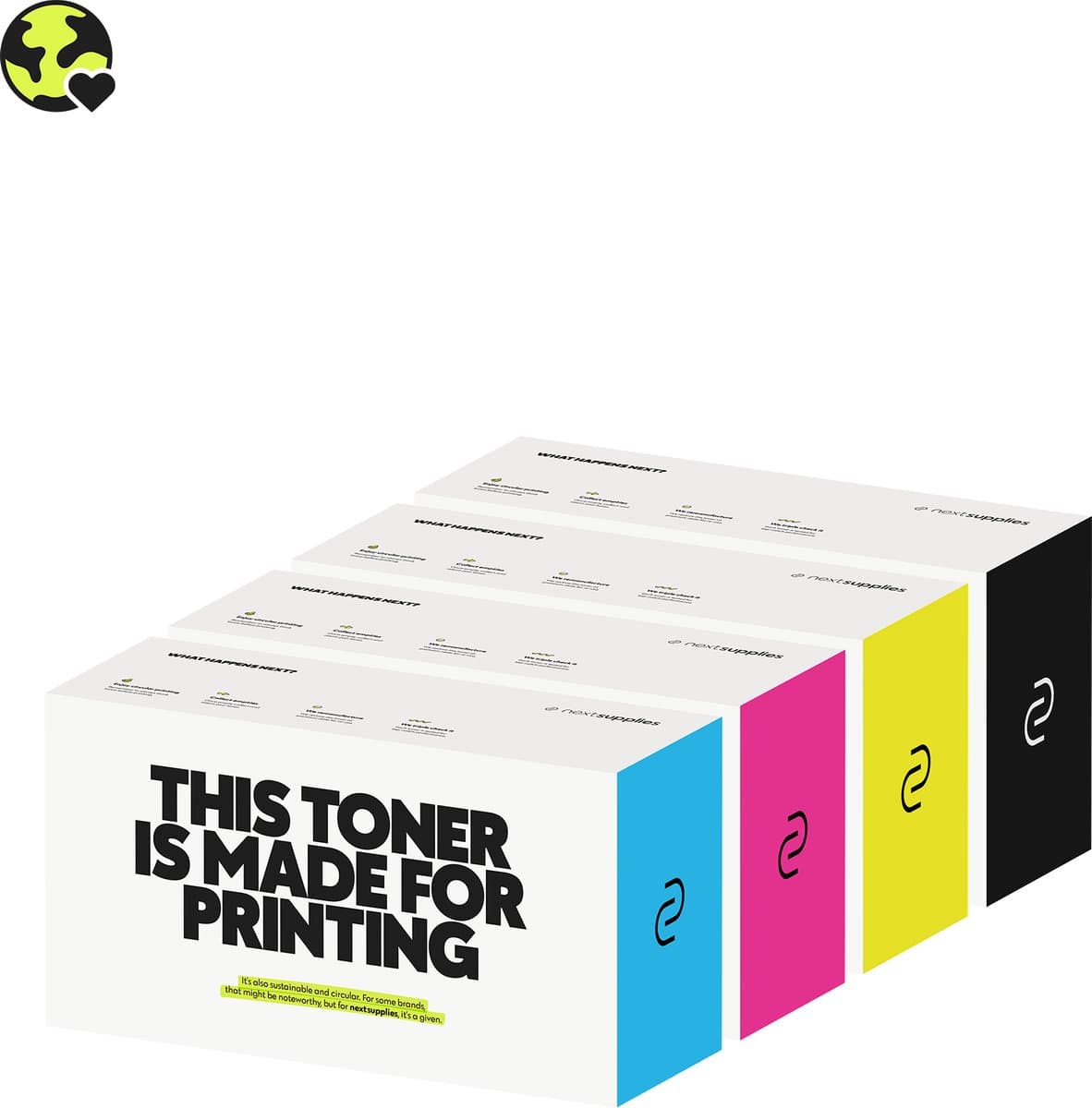 Multipack Oki ES 3452 (Zwart/Cyaan/Magenta/Geel). Originele toners, circulair.