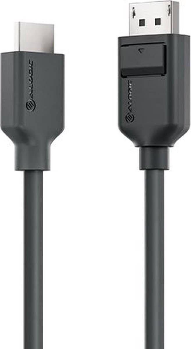 ALOGIC EL2DPHD-01 video kabel adapter 1 m DisplayPort HDMI Zwart