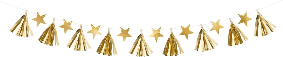 PartyDeco - DIY Tassel Garland Sterren (1,3 meter)