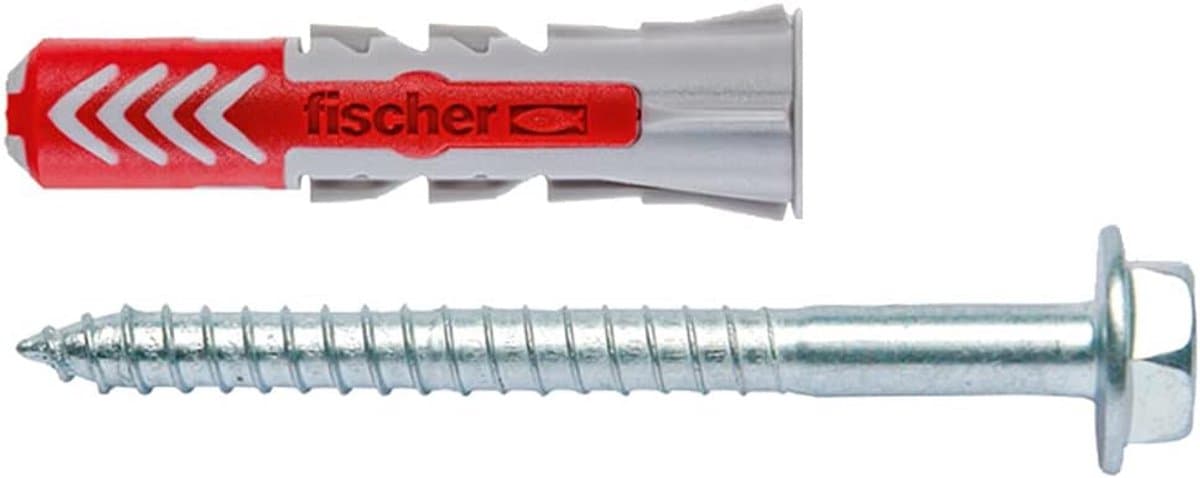 Universele Pluggen met Schroeven voor Beton en Metselwerk - 25 Stuks