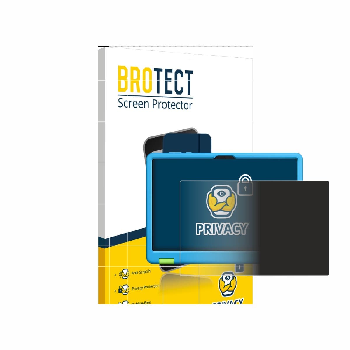 BROTECT - privacy screenprotector voor Honor Pad X8a Kids Edition - Folie Beschermfolie Blauwlichtfilter