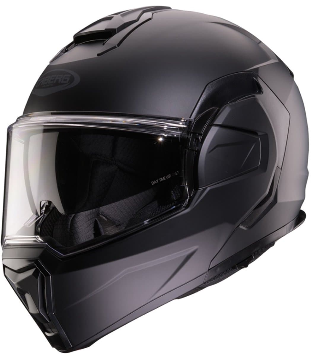 Caberg Trip - Reverse motor helm - Moulaire helm - Systeemhelm - Maat M - Mat Zwart - met ingebouwd zonnevizier - ECE 22.06 gekeurd