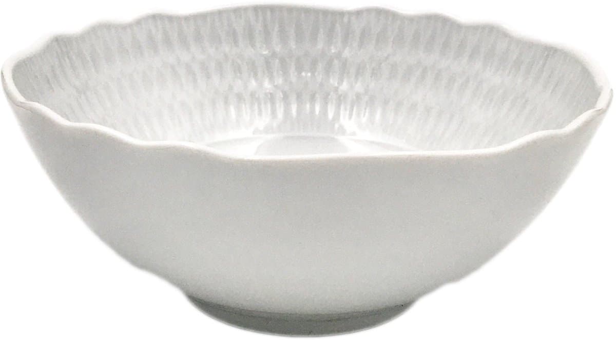 Ćmielów Sofia Saladeschaal Wit 17 cm Porselein Boho Stijl