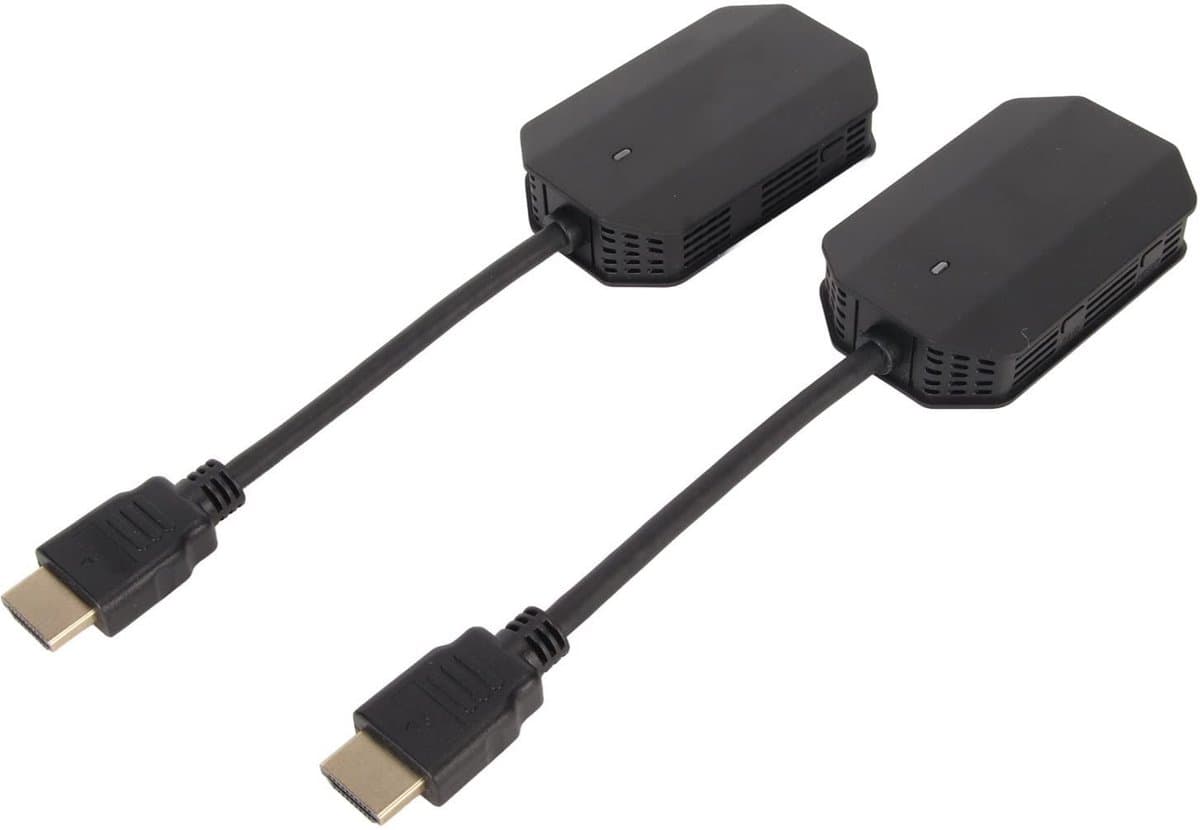 Allecto - Draadloze HDMI-zender en -ontvanger - 4K streaming - Compact en gebruiksvriendelijk - Geschikt voor monitor en projector - Screen mirrori...