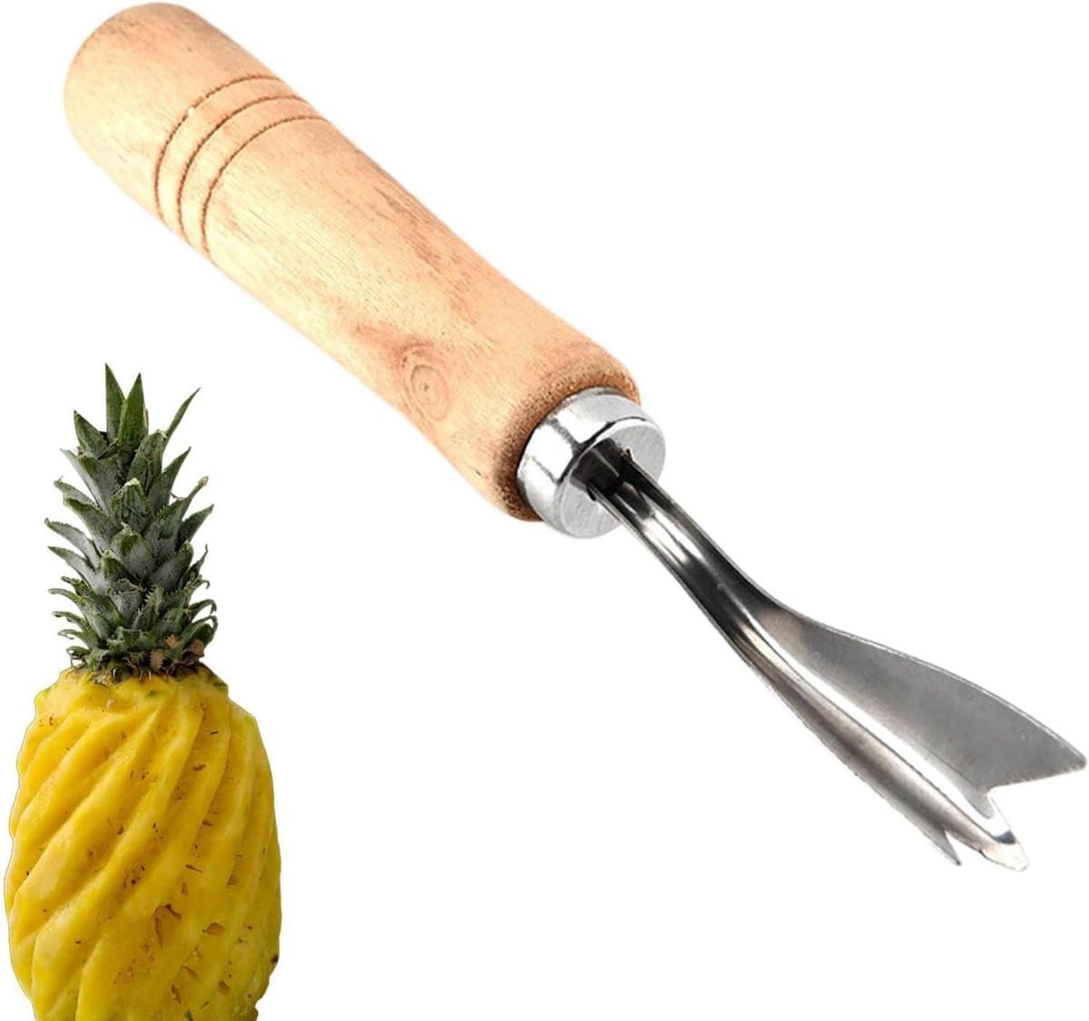 Ananas Schillen Tool - Ananas Snijder - Fruit Bereiden - Roestvrij Staal - Niet gespecificeerd - Zilver