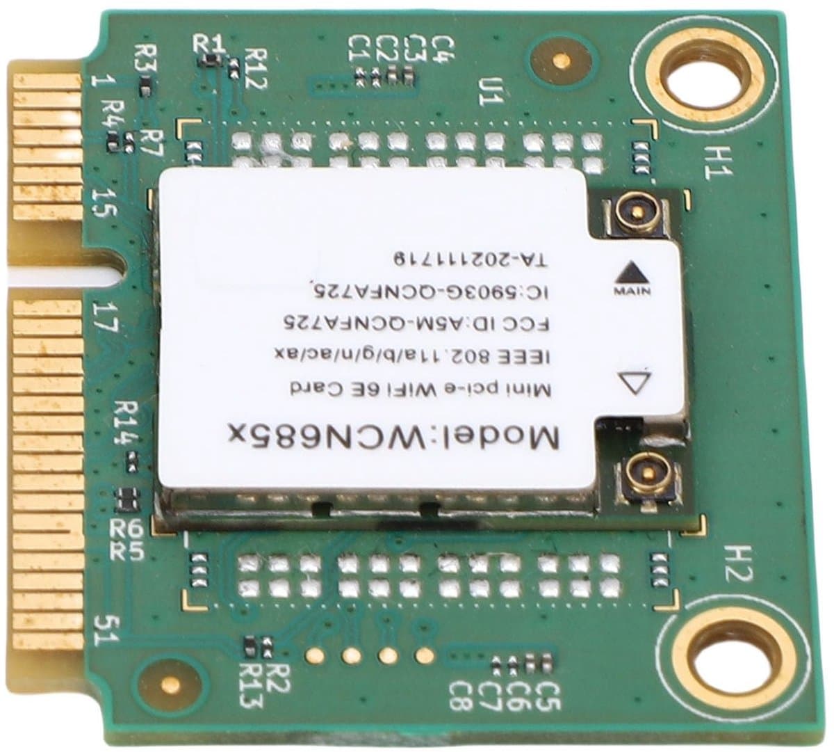Dailygoods - Mini PCIe WiFi 6E Kaart met Bluetooth 5.3 voor Snelle Verbinding