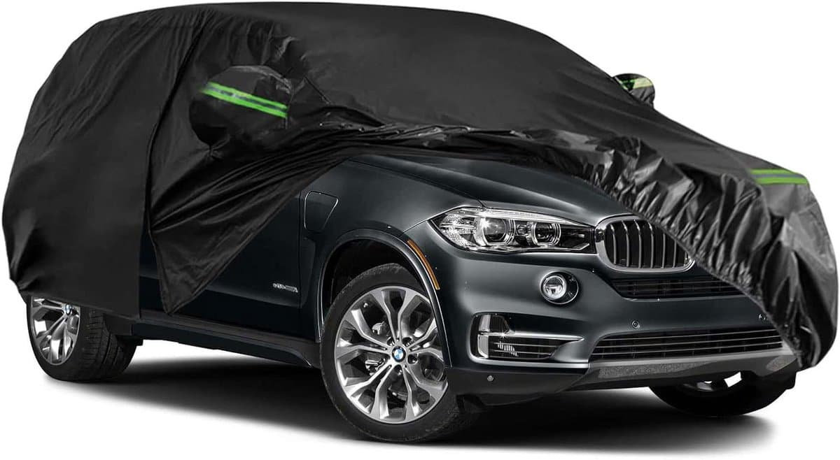 Waterdichte Autohoes - Autohoes Outdoor - Auto Beschermen - 6 Lagen Materiaal - 210T - Zwart