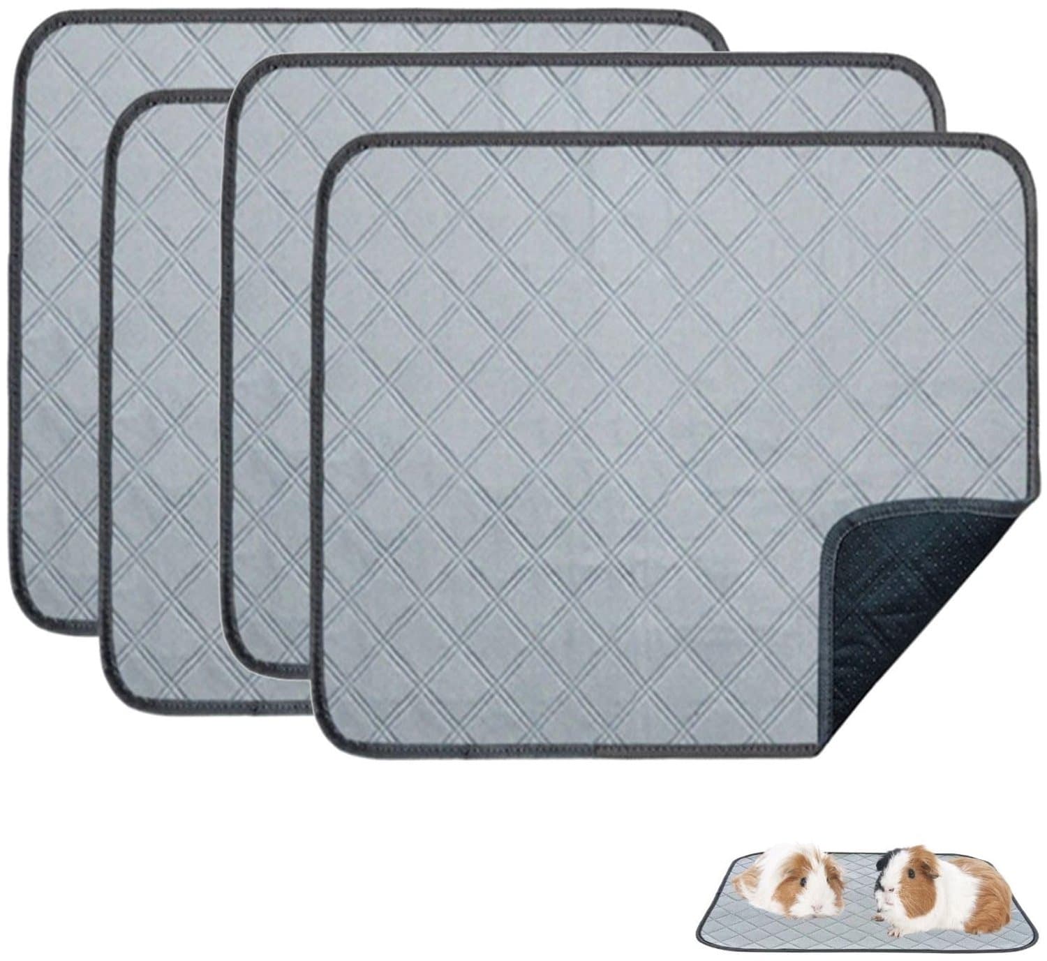 Set van 4 Herbruikbare Pipipads voor Cavia's