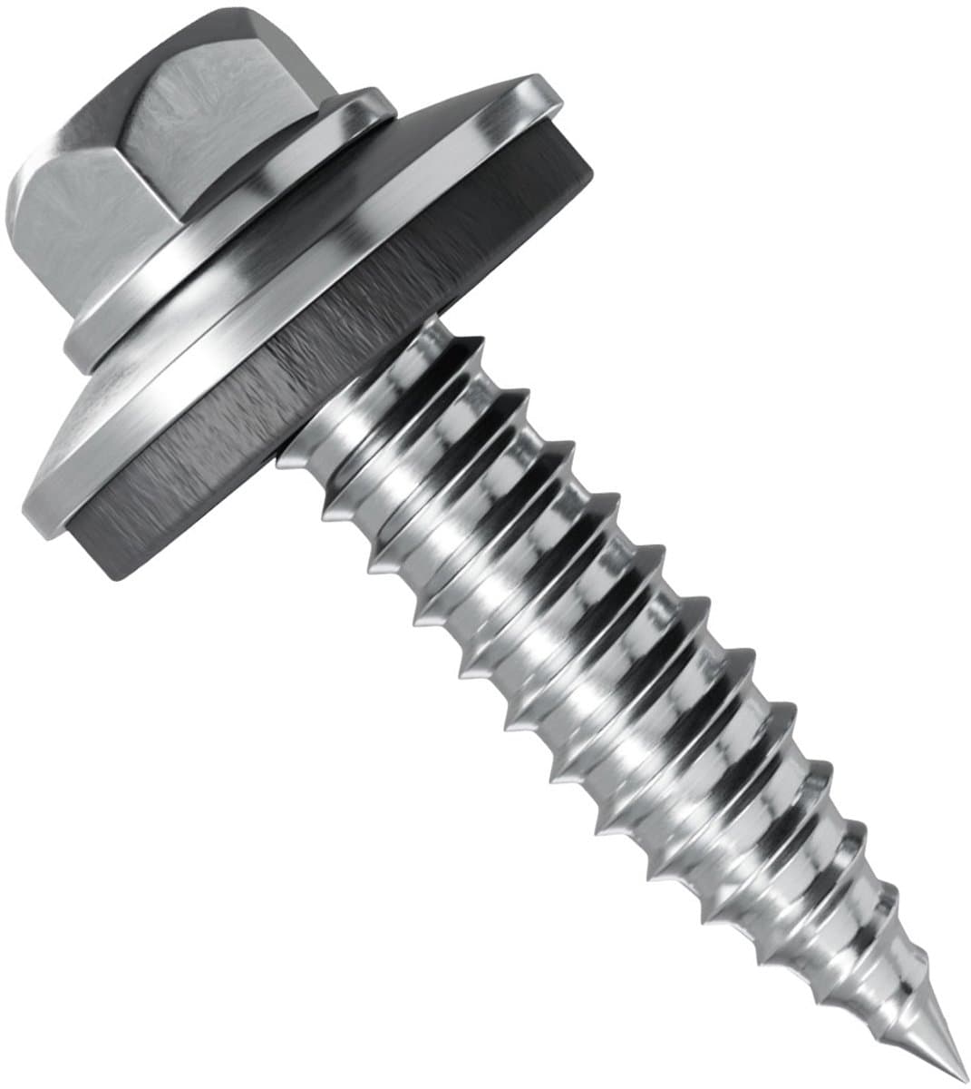 TWISTEC Zelfborende Schroeven 6,0 x 25 mm – Bimetalen Plaatschroeven RVS A2 – voor Staal & Aluminium – 100 Stuks