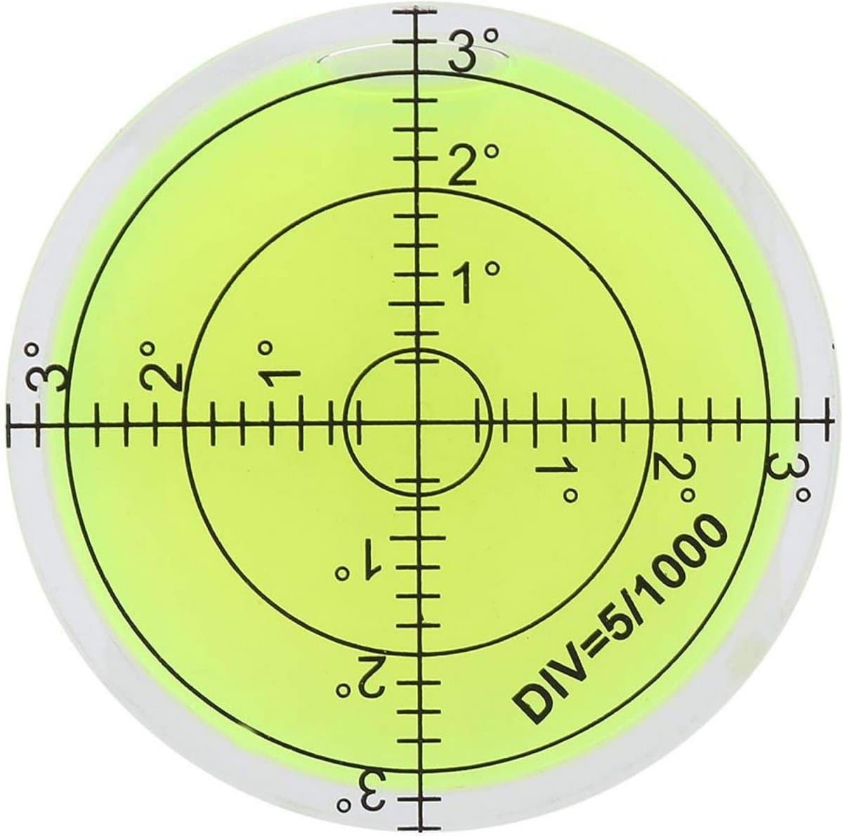 Ronde Waterpas 60mm Diameter - Nauwkeurige Libel voor Camera, Platform en Weegschaal Nivellering