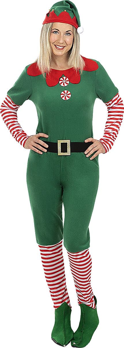 FUNIDELIA Kerst Elf Kostuum voor vrouwen - Maat: XXL - Groen
