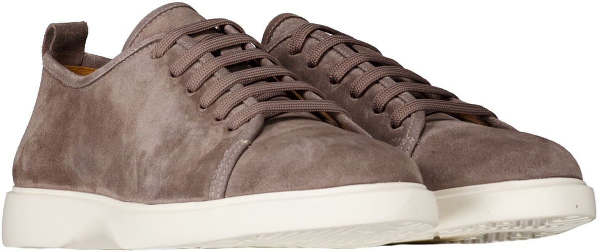 Melik - Schoenen Taupe Melik Date Veterschoenen Taupe 38530