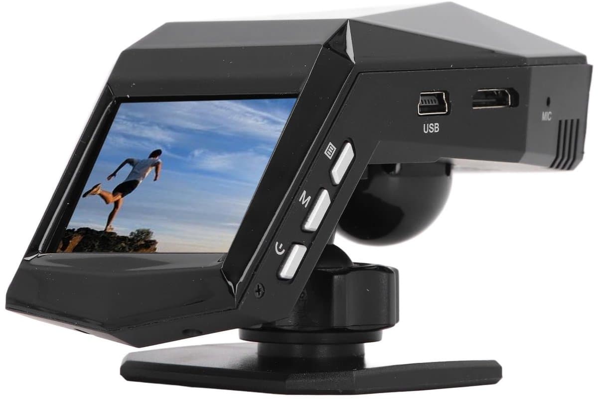 Dailygoods- Dashcam 10MP HD - Dashcam voor auto voor en achter - Infrarood Nachtzicht - Parkeerbewaking - 2,0 inch Beeldscherm - Loopopname - Autocamera