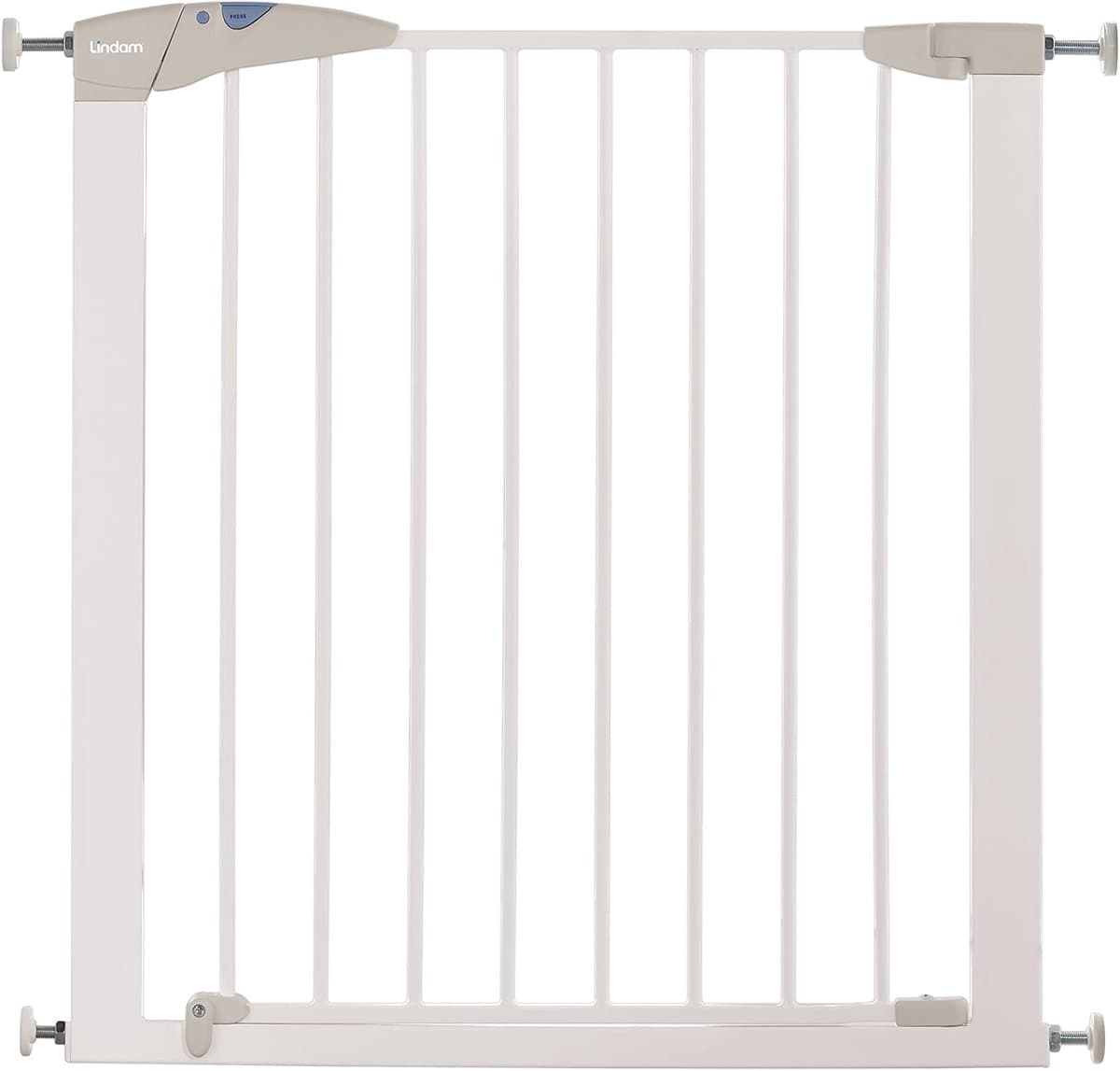 Traphekje - Babyhekje Hondenhek - Veiligheid Creëren - Drukbevestiging Zonder Boren - 76-82 cm - Wit