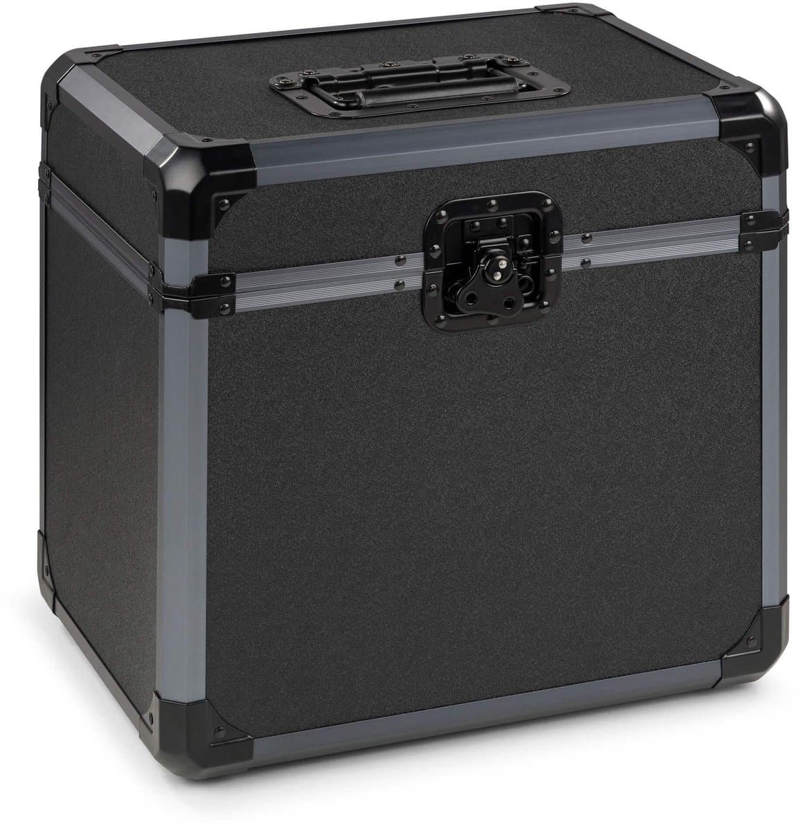 Platenkoffer - Vonyx RC82 - LP opbergsysteem voor 12 inch vinyl - LP koffer voor dagelijks gebruik en DJ’s - Zwart