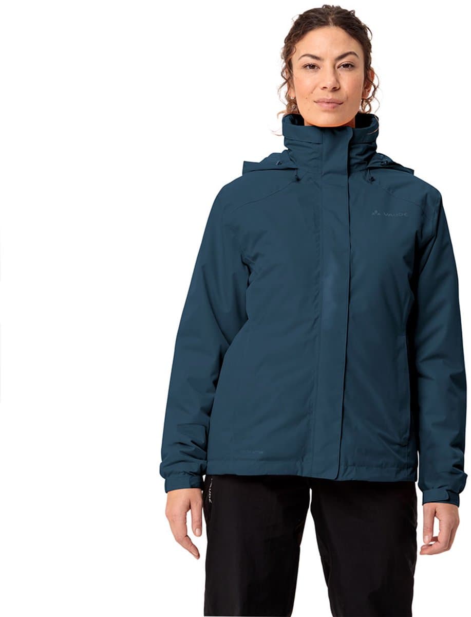 Vaude Bike Escape Warm Jas Blauw 38 Vrouw
