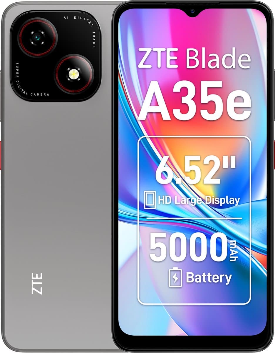 ZTE Blade A35e - 2GB/64GB - Zilvergrijs