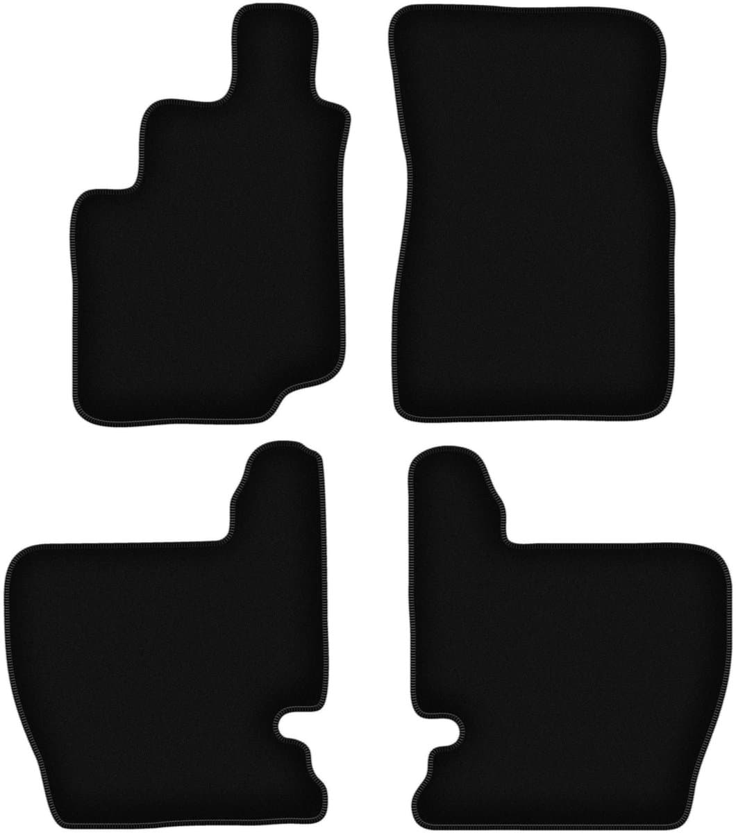 BASIC zwarte veloursmatten voor: SsangYong Musso SUV (1993-2005)