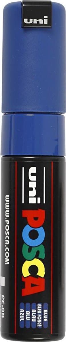 Uni Posca Uni Posca Verfmarker 8K Donkerblauw