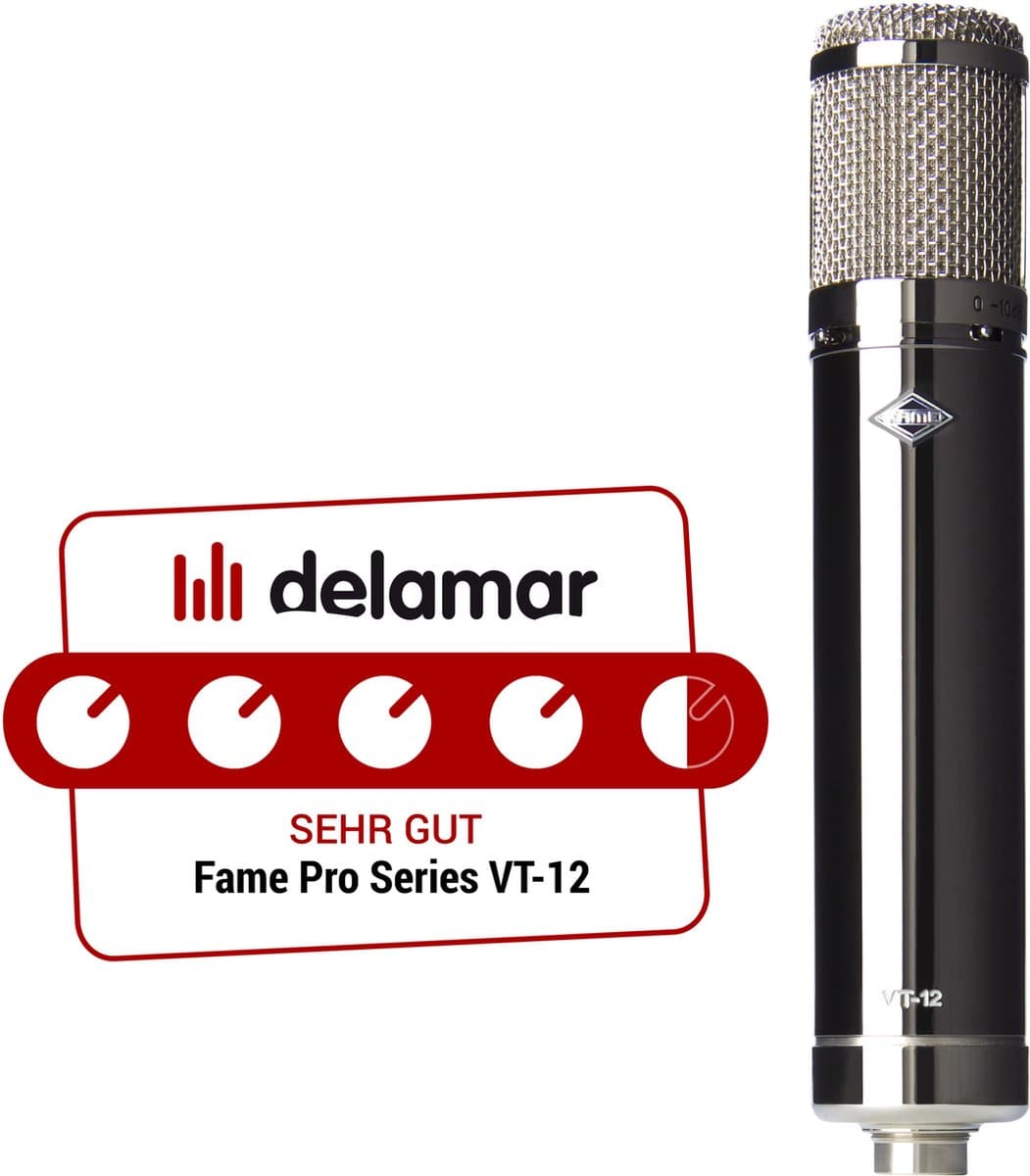 Fame Pro Series VT-12 buisnmicrofoon, schakelbaar - Buizenmicrofoon