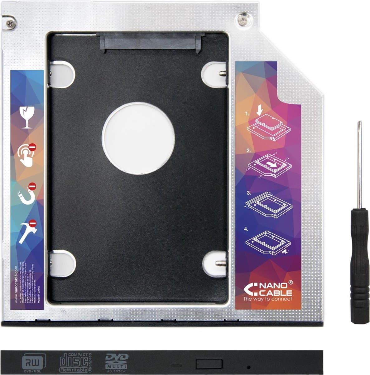 SATA Hard Drive Adapter (2.5 " or 7mm) NANOCABLE APTAPC0552