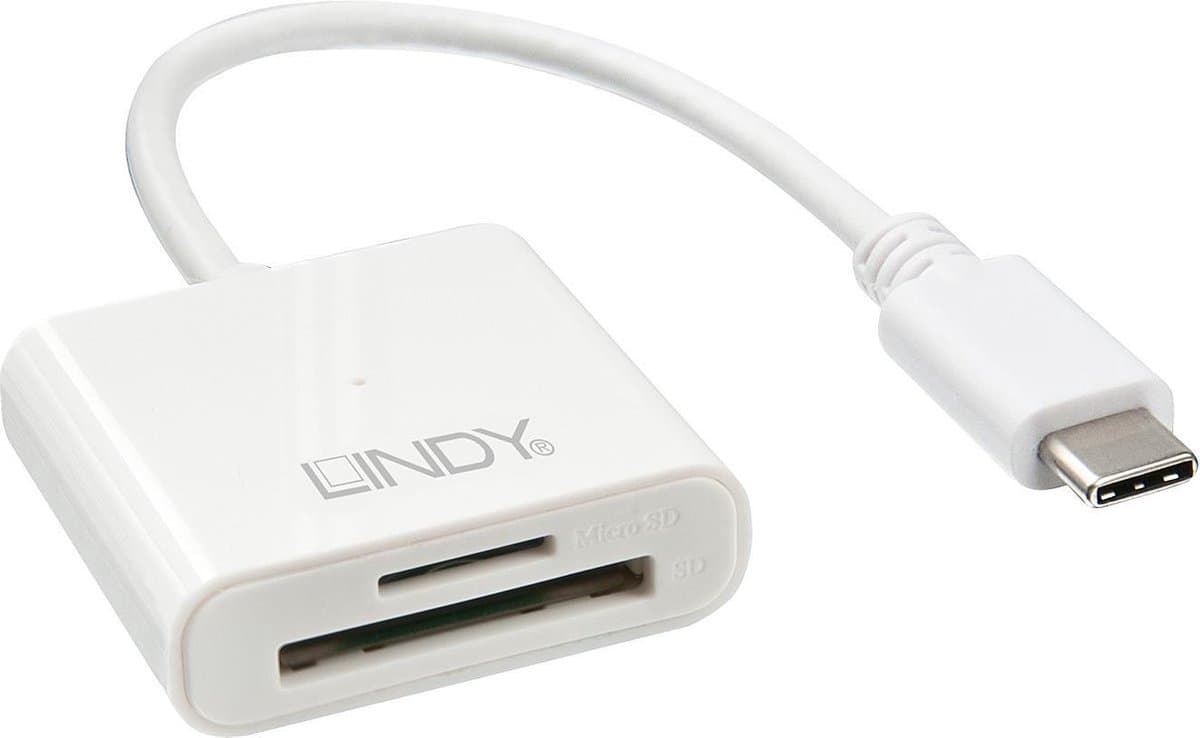 Card Reader LINDY 43185 White