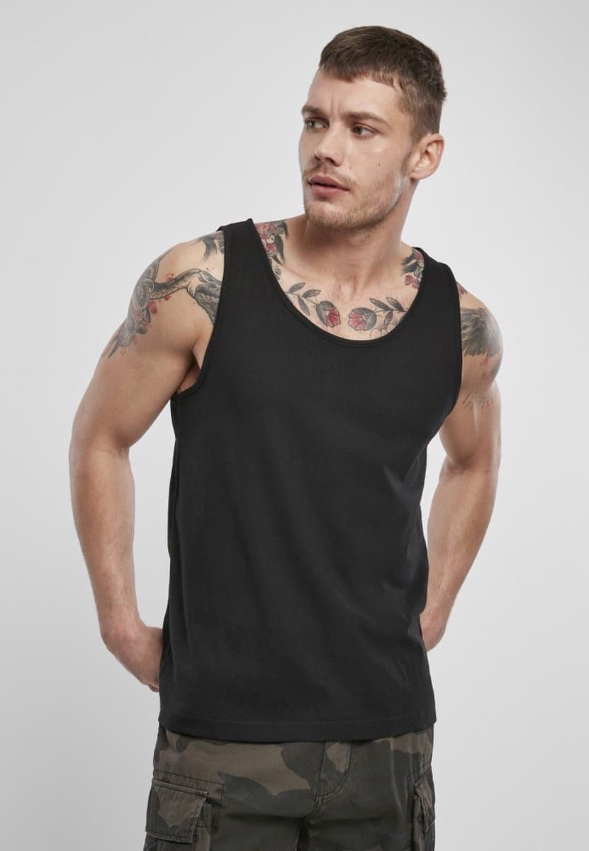 Brandit Tank Heren Tanktop - zwart - L
