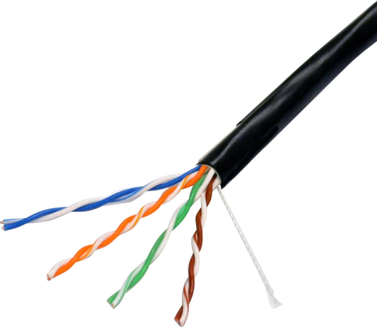Safire UTP6-300-OUTDOOR Netwerkkabel Cat6 UTP geschikt voor buiten 24AWG stugge kern op rol 305m