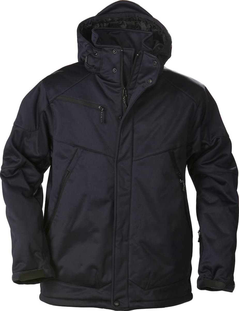 Printer JACKET SOFTSHELL SKELETON 2261035 - Staalgrijs - M