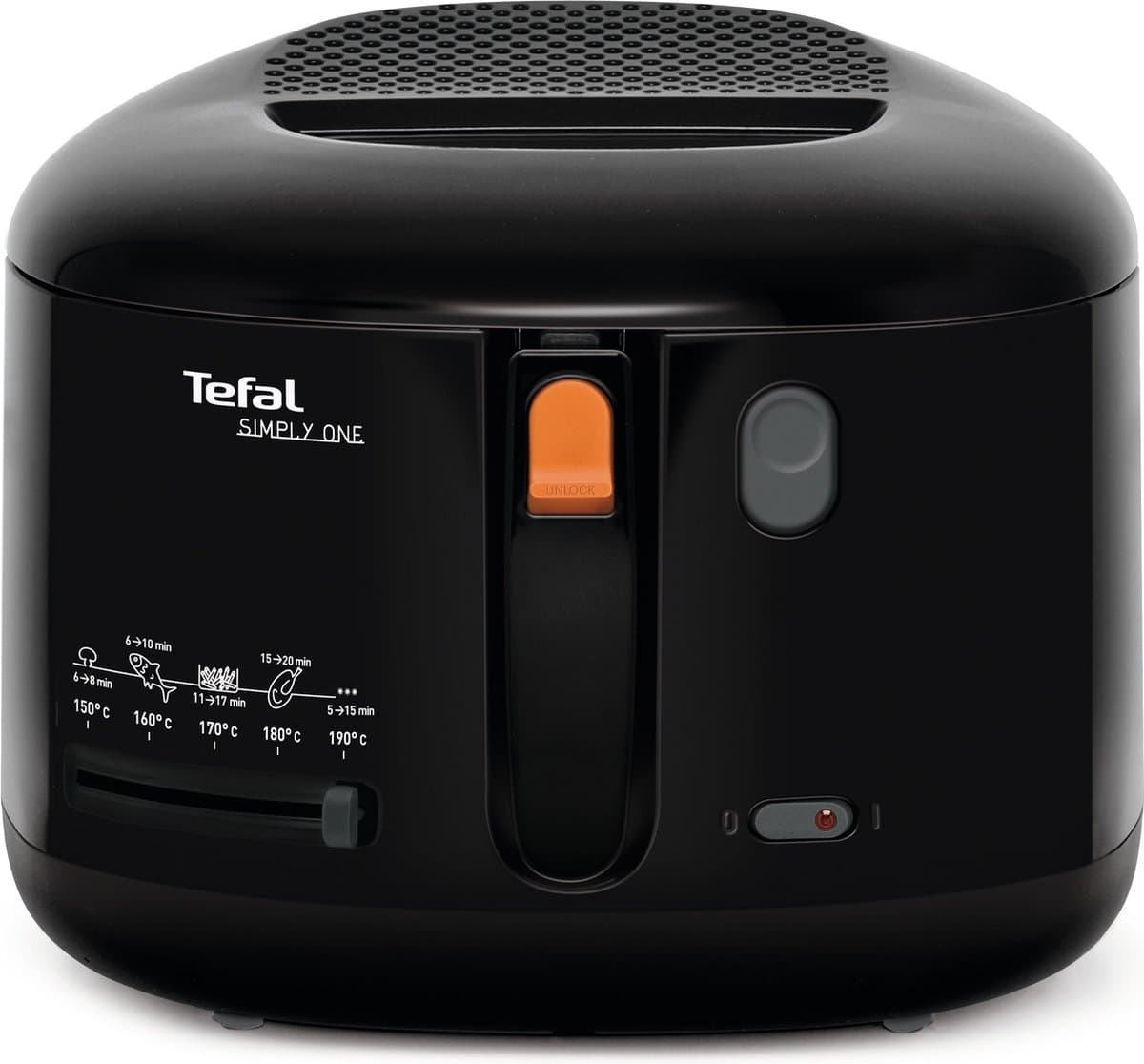 Tefal Simply One FF1608 - Frituurpan - 2,1 L - Coolwall - Kijkvenster - Eenvoudig Schoon te Maken - 1900W - Zwart