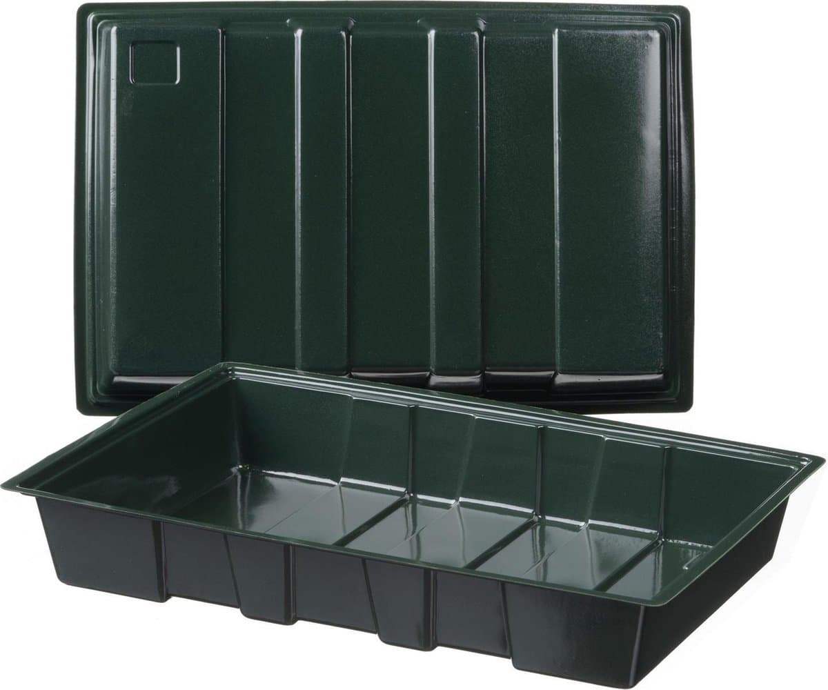 Nature Kweekbak - Kweekbakken - 35x23.5x5.5 cm Groen 5 stuks