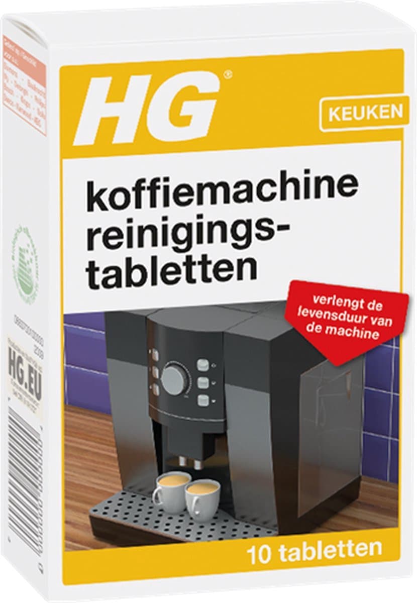 HG universele reinigingstabletten voor koffiemachines - 3 Stuks !