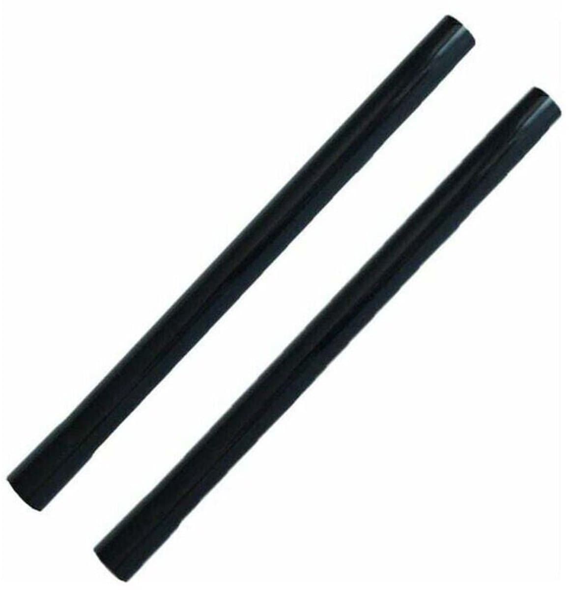 Set van twee zwarte verlengbuizen van 32 mm voor stofzuigerslangen, universeel type, compatibel met stofzuigers van merken zoals Haier, Midea, enz.