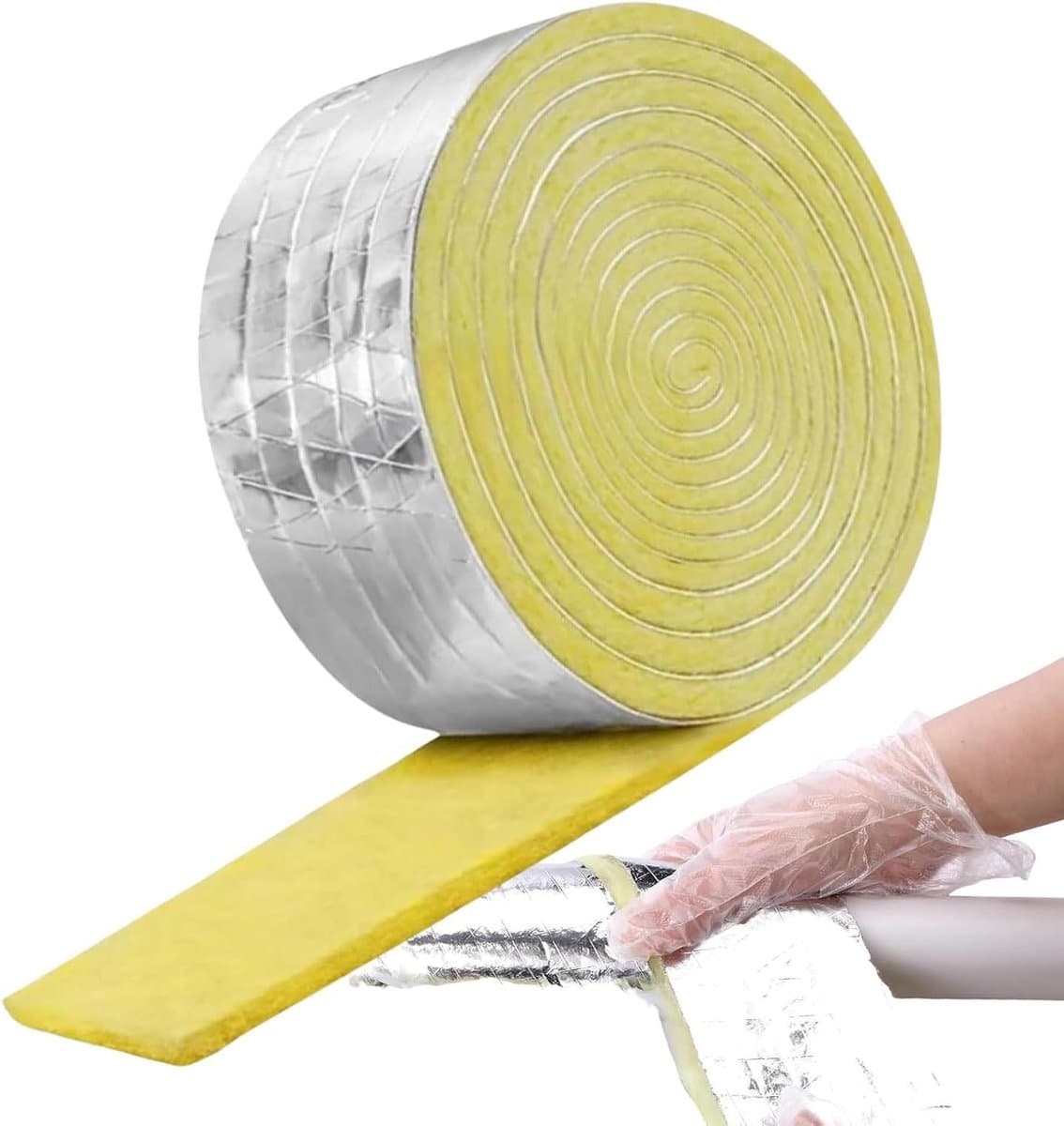 Buisisolatie Tape - Pijp Isolatie - Energiebesparing - Ruisonderdrukking - 10 Meter - Zwart
