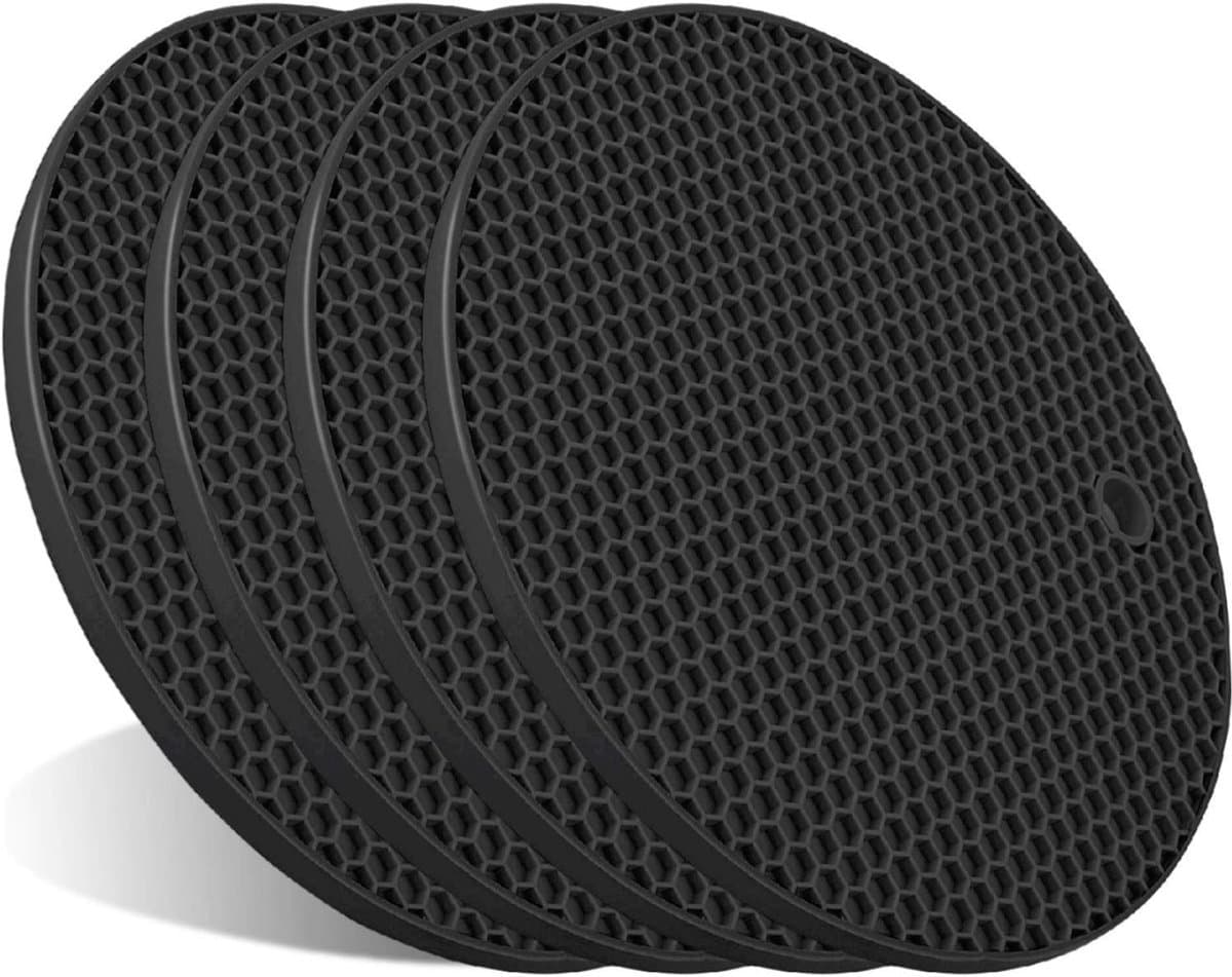 VLSelect®Onderzetters pannen - Hittebestendig - Pannenlappen - 4 Stuks