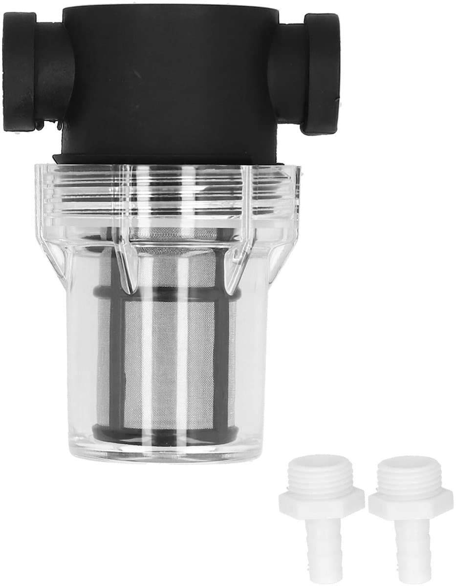 Dailygoods- Waterzeef Professionele Inline - 150 Micron/100 Mesh - Slangpilaar 1/2 inch/1/4 inch - Bierfilter - Water- en Bierfiltersysteem - Verbeterde Smaak