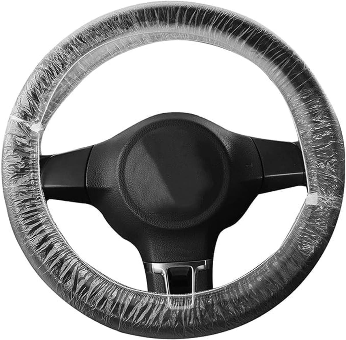 Transparante Stuurwielbescherming - Wegwerp Stuurwiel Cover voor Auto (100 stuks)