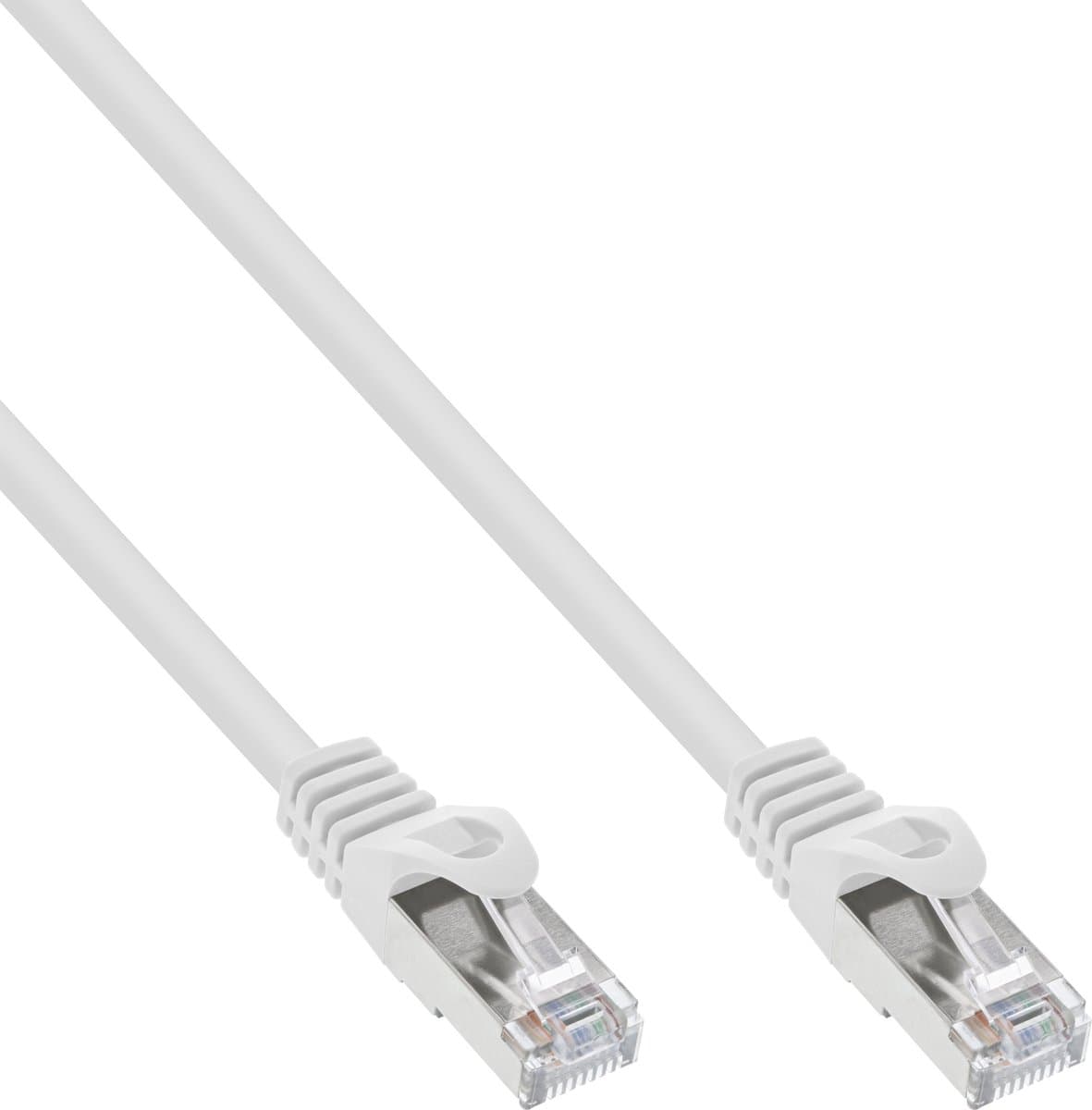 InLine® Patchkabel, S-FTP, Cat. 5e, wit, 3m