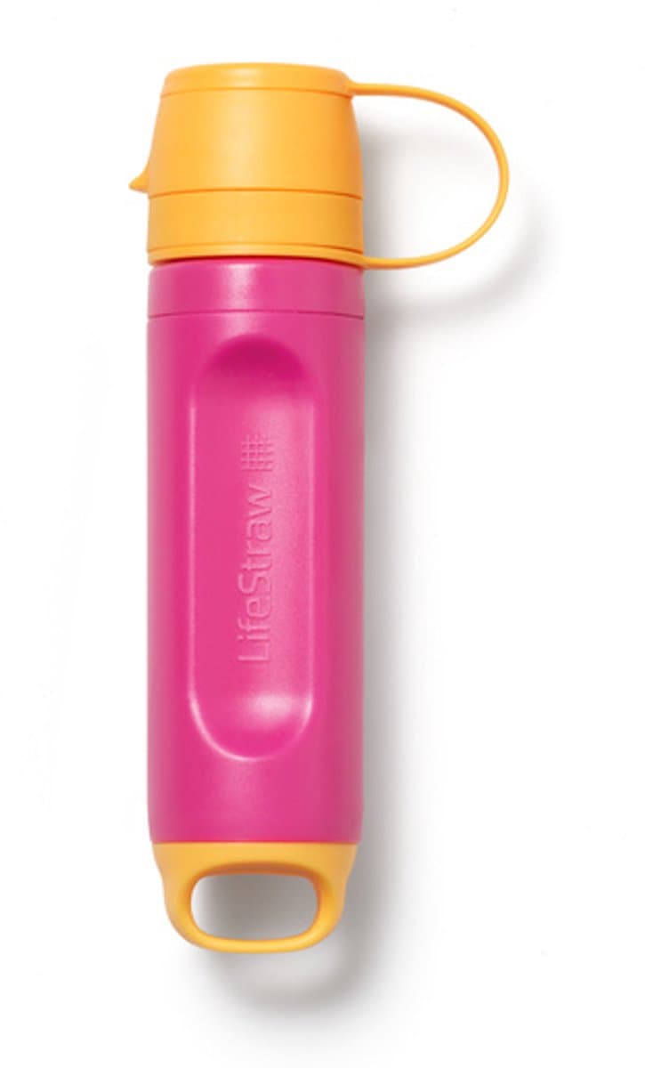 LifeStraw Peak Series Solo Personal Water Filter Straw, Pink Limonade - Waterfilter