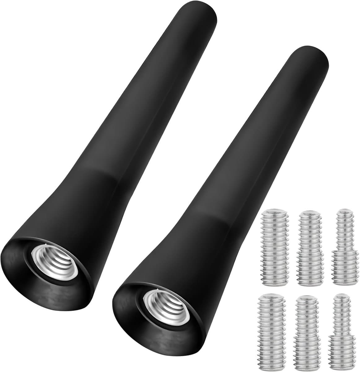 Auto Antenne Set - Dakantenne Radio - Radio Ontvangst Verbeteren - Mini 6.5 cm Lengte - 3 Stuks - Zwart