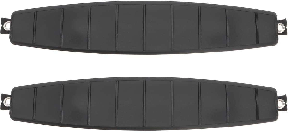 Dailygoods- Hoofdtelefoon Kussen 2x - Hoofdband Pad - Compatibel met AKG K52/K72/K92/K77 - Zwart - Synthetisch Leer - Verhoogt Draagcomfort