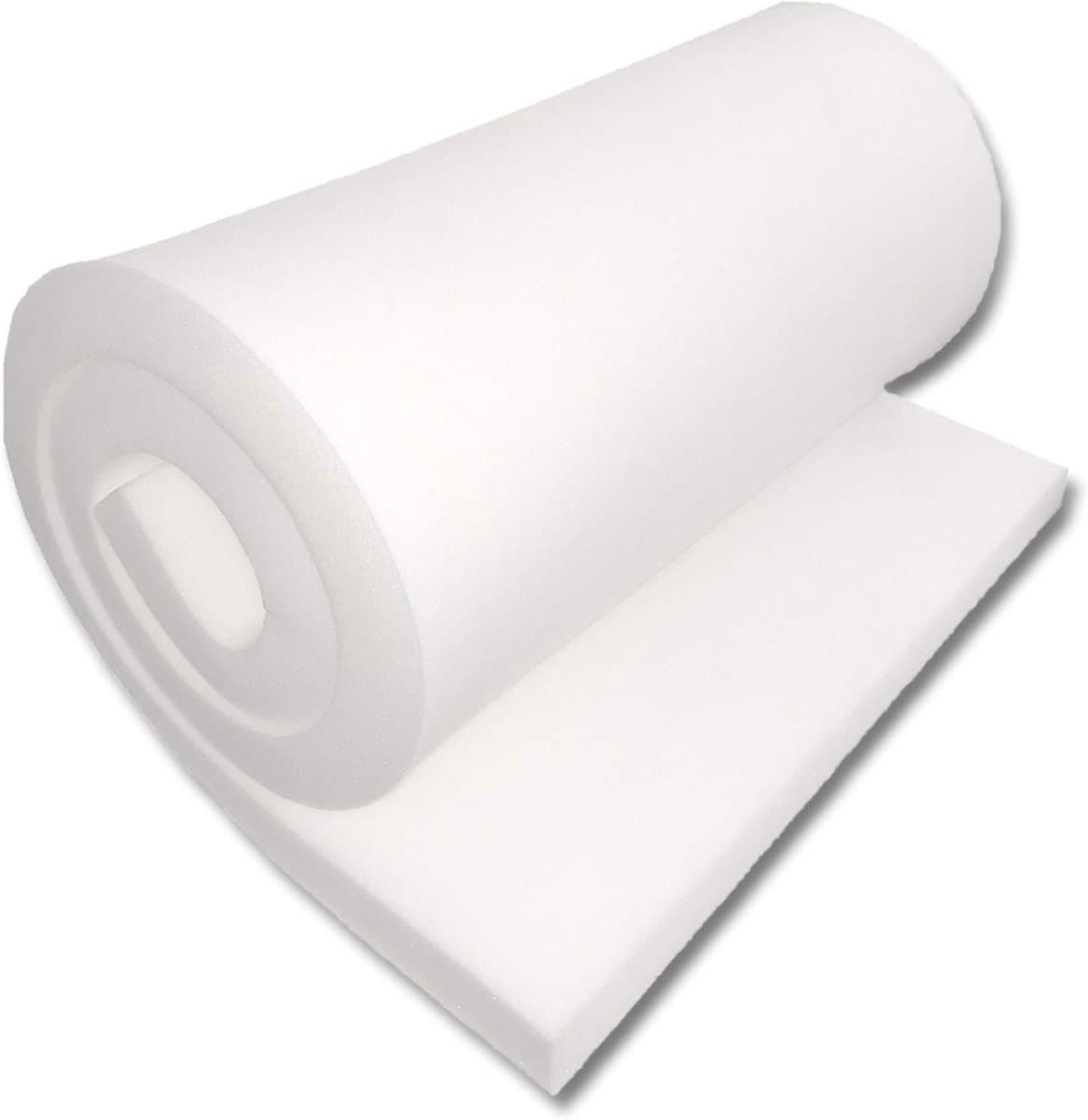 Bekleding Schuim - Hoge Dichtheid - Meubels Stofferen - Stevig Steun - 6x24x96 Inch - Wit