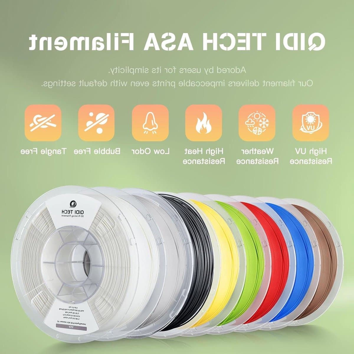 ASA Filament - 3D Printer Draad - Buitenonderdelen Printen - Hoge UV-bestendigheid - 1.75mm 1kg - Blauw