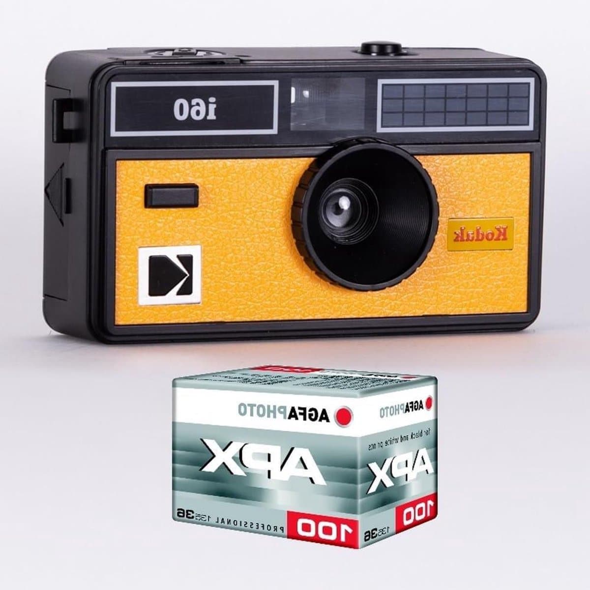 Compacte Filmcamera - Analoge Camera Set - Momenten Vastleggen - Inclusief Filmrol - 31 mm Lens - Geel