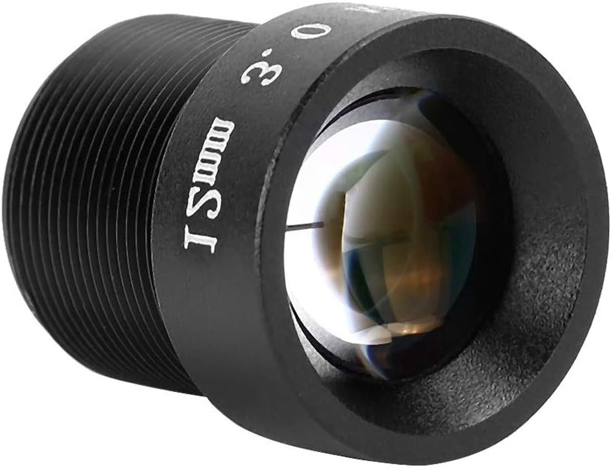 CCTV 12mm groothoeklens voor slimme bewakingscamera's - 3MP HD lens voor optimale surveillance prestaties